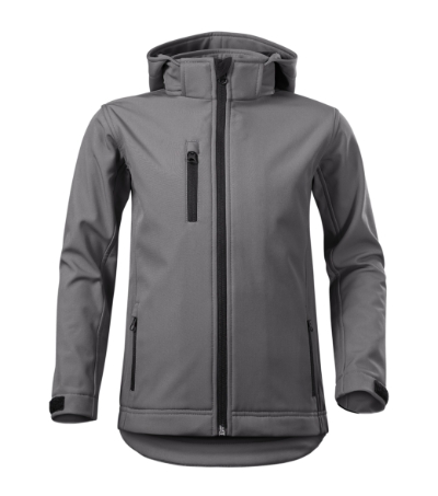 Softshell kurtka dziecięca M535 - stalowy