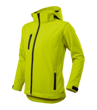 Softshell kurtka dziecięca M535 - limetka