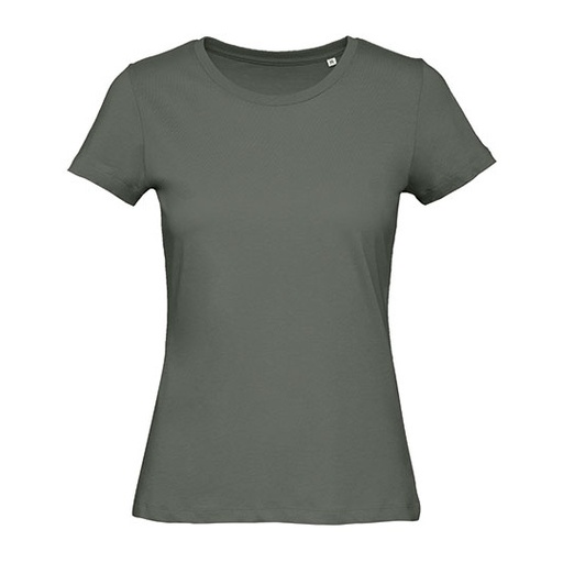 T-shirt damski klasyczny BCTW043 - Millennial Khaki