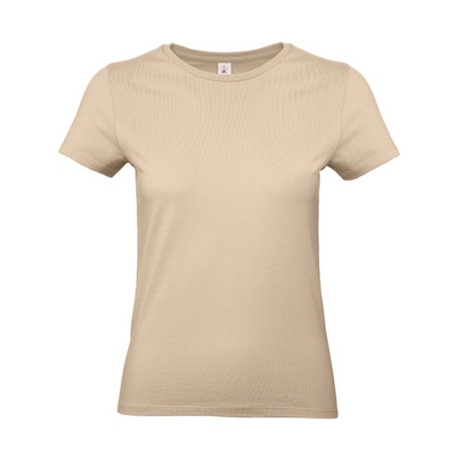 Damski T-shirt z bawełny ring-spun BCTW04T - Sand