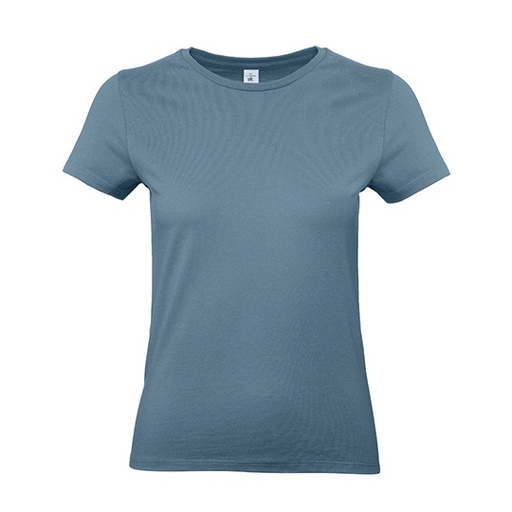 Damski T-shirt z bawełny Ring-Spun BCTW04T - Stone Blue