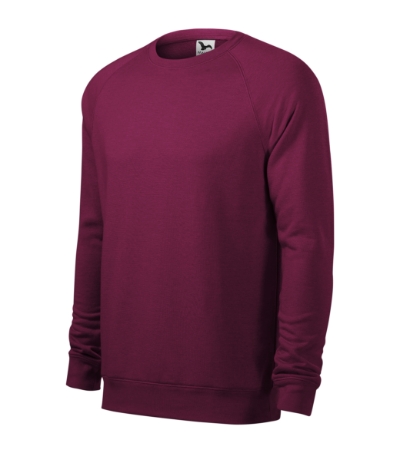 Bluza męska M415 - Red Plum Melanż