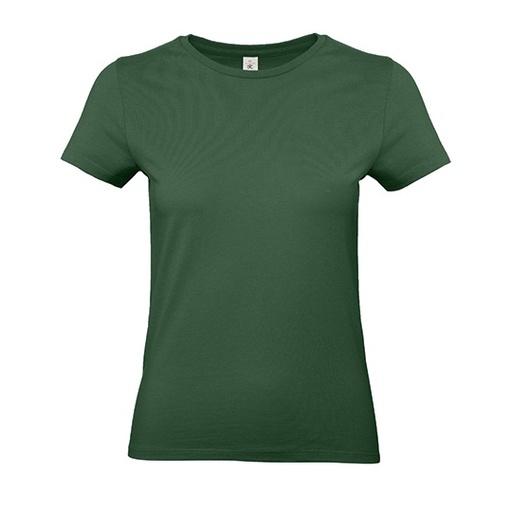 Damski T-shirt z bawełny ring-spun BCTW04T - Bottle Green
