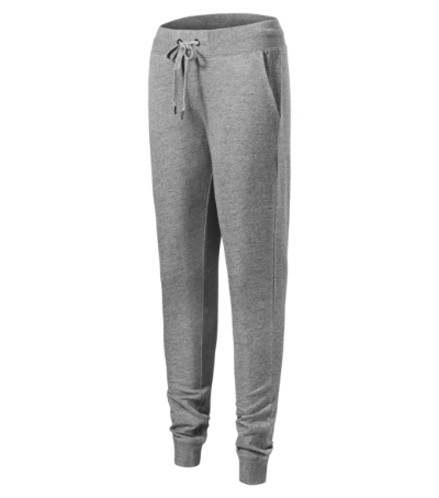 Spodnie dresowe damskie M615 - ciemnoszary melanż