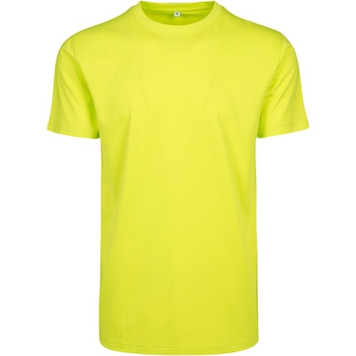 T-shirt Meski Slim Bawelniany BY004 - Frozen Yellow