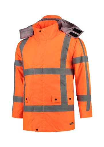 Kurtka robocze unisex MT50 - fluorescencyjny pomarańczowy