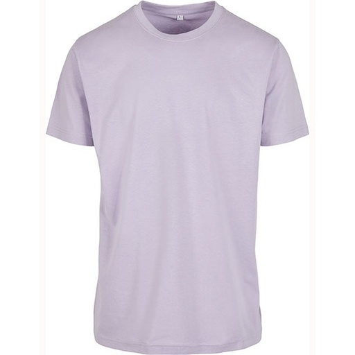 T-shirt Meski Slim Bawelniany BY004 - Lilac