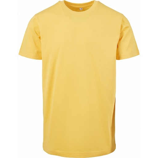 T-shirt Meski Slim Bawelniany BY004 - Taxi Yellow