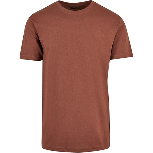 T-shirt Meski Slim Bawelniany BY004 - Bark