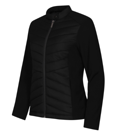 [5560113] Kurtka hybrydowa damska M556 - czarny