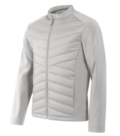 Kurtka hybrydowa M555 - silver gray