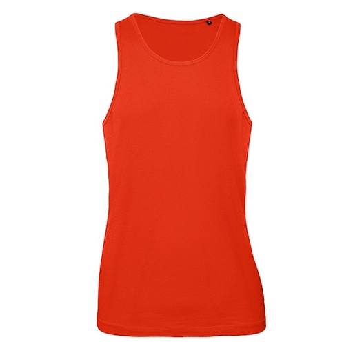 Tank top meski Klasyczny Bawelna Organiczna BCTM072 - Fire Red