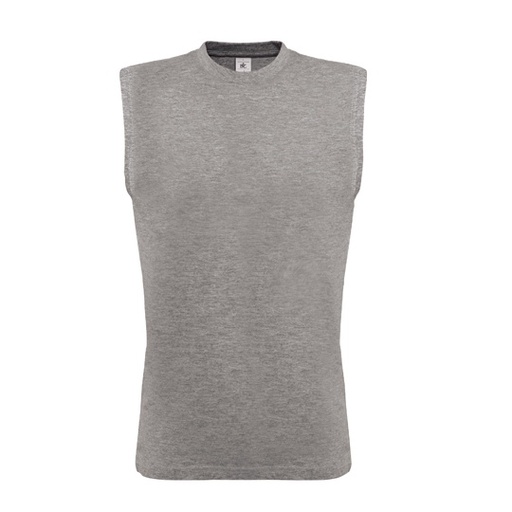 Koszulka bez rekawow Slim Bawełna Ring-Spun BCTM201 - Sport Grey (Heather)