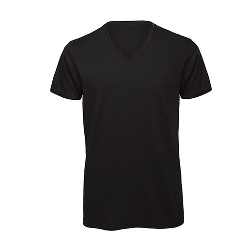 T-shirt męski V-neck BCTM044 - Black
