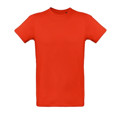 T-shirt Męski Klasyczny Bawełna Czesana BCTM048 - Fire Red