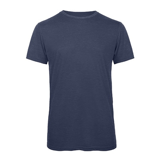 Męski T-shirt Triblend BCTM055 - Heather Navy