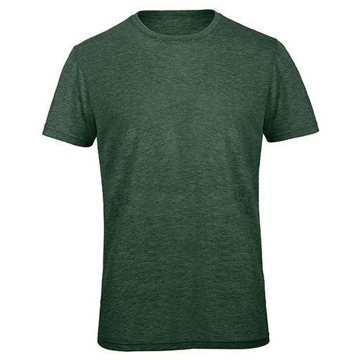 T-shirt Klasyczny Triblend Oddychajacy BCTM055 - Heather Forest