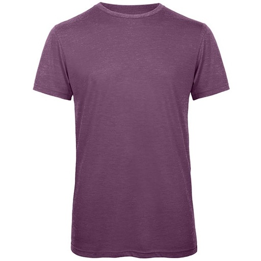 Męski T-shirt Triblend BCTM055 - Heather Purple