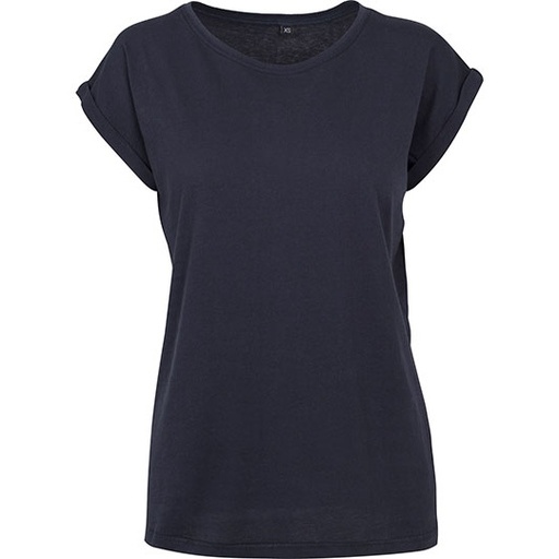 Koszulka Damska Długa Bawełniana Jersey BY021 - Navy