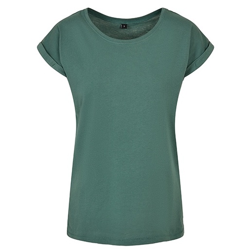 Koszulka Damska Dluga Bawelniana Jersey BY021 - Pale Leaf