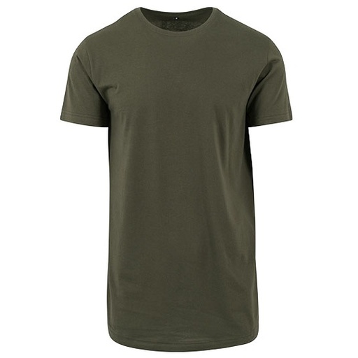 Koszulka Meska Dluga Bawelniana BY028 - Olive