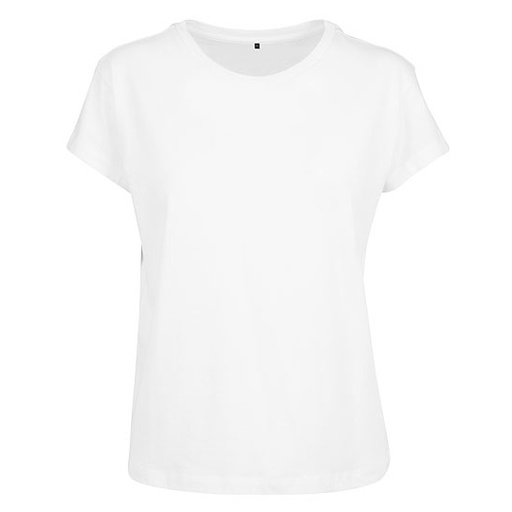 Koszulka Damska Boxy Bawełniana BY052 - White