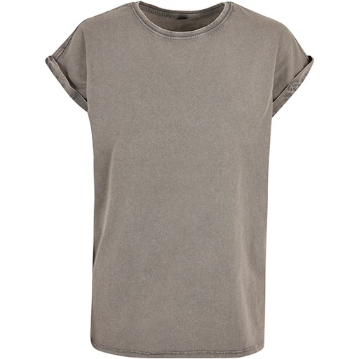 Damski T-shirt oversize BY053 - Asphalt