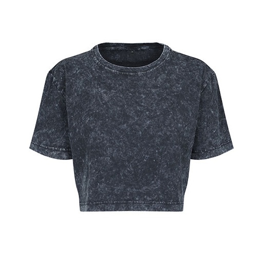 Koszulka Damska Krotka Oversize Bawelniana BY054 - Darkgrey White