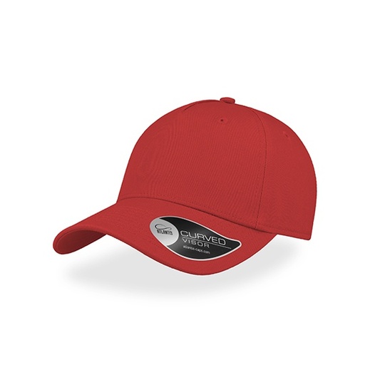 [AT528-1000298216] Czapka Sportowa Bawełniana AT528 - Red