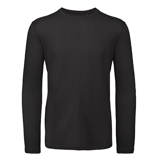 Koszulka męska z długim rękawem BCTM070 - Black