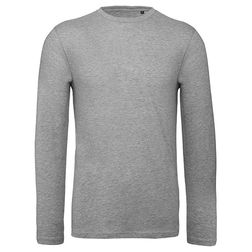 Koszulka męska z długim rękawem BCTM070 - Sport Grey (Heather)