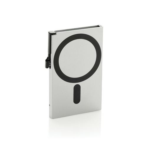 Magnetyczne etui na karte kredytowa, ochrona RFID P820.9502 - silver