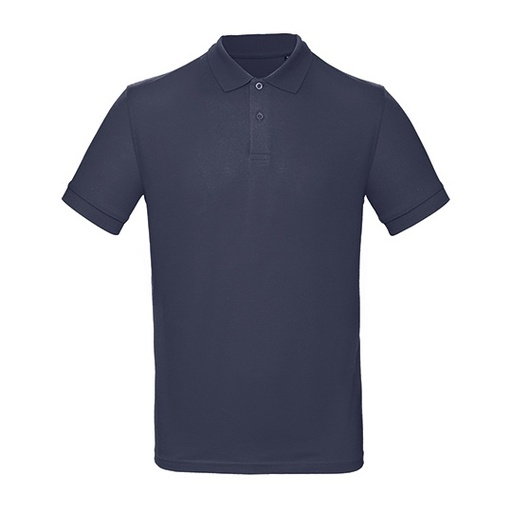 Koszulka polo męska z krótkim rękawem BCPM430 - Navy Blue