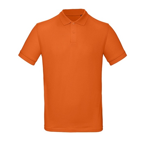 Koszulka polo męska z krótkim rękawem BCPM430 - Urban Orange