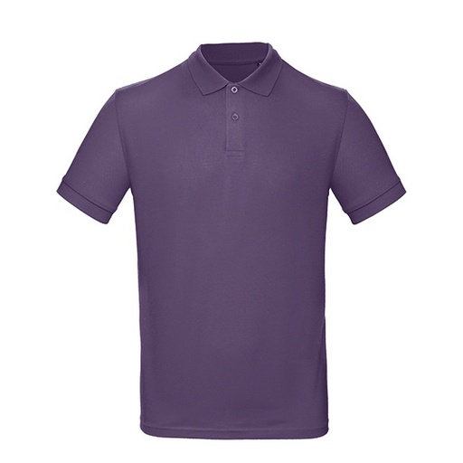 Koszulka polo męska z krótkim rękawem BCPM430 - Radiant Purple