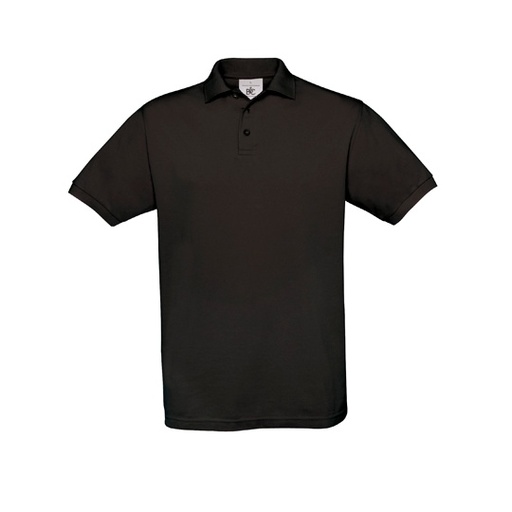 Unisex Polo z Bawełny Czesanej BCPU409 - Black