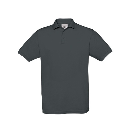 Unisex Polo z bawełny czesanej BCPU409 - Dark Grey (Solid)