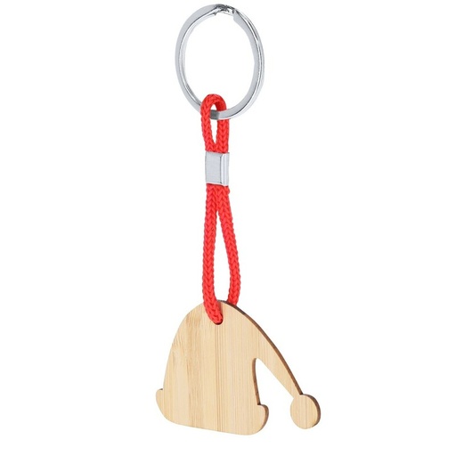 [VA234-17] Bambusowy brelok do kluczy, świąteczny motyw VA234-17 - drewno