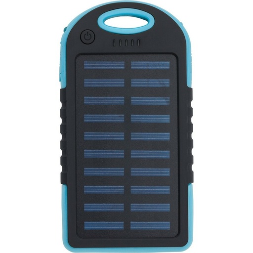 Power bank 4000 mAh z ladowarka sloneczna VA275-11 - niebieski