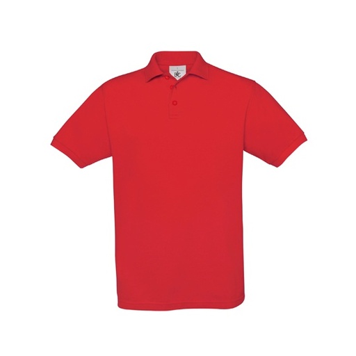 Unisex Polo z Bawełny Czesanej BCPU409 - Red