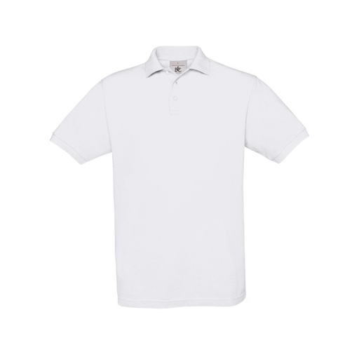 Unisex Polo z Bawełny Czesanej BCPU409 - White