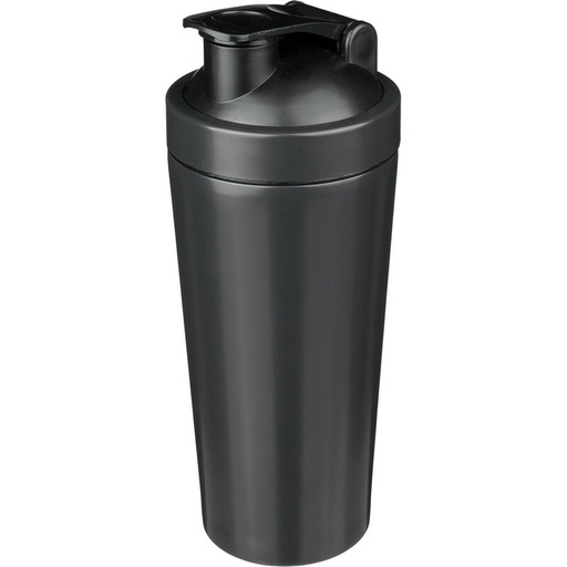 Butelka sportowa 750 ml, shaker VA581-03 - czarny