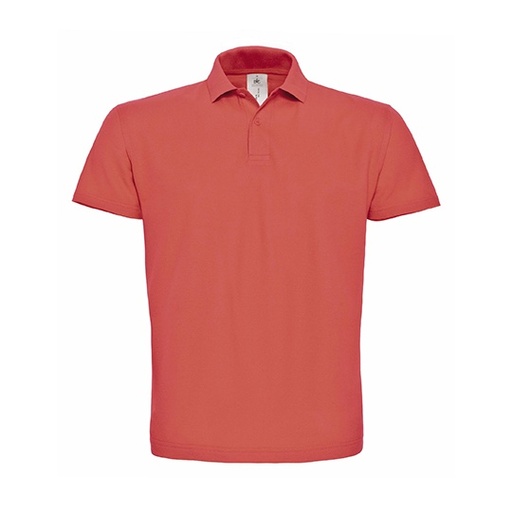 Koszulka polo unisex klasyczna BCPUI10 - Pixel Coral