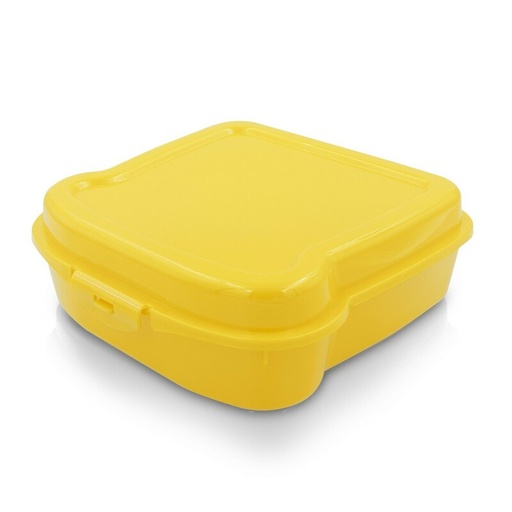 Pudełko śniadaniowe "kanapka" 450 ml | Saffo VA919-08 - żółty