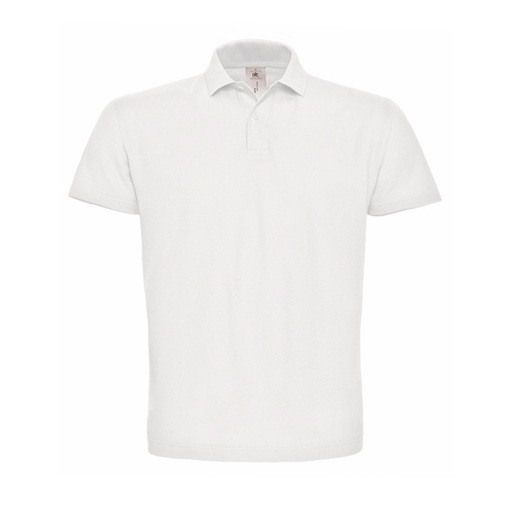 Koszulka polo unisex klasyczna BCPUI10 - White