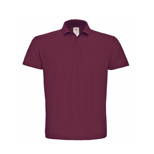 Koszulka polo unisex klasyczna BCPUI10 - Wine
