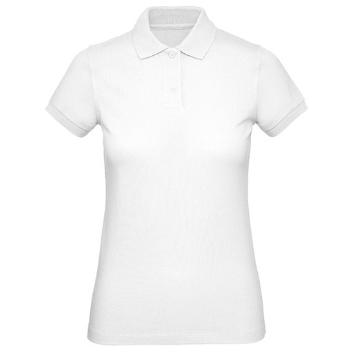 Koszulka Polo Damska Bawelniana Pika BCPW440 - White