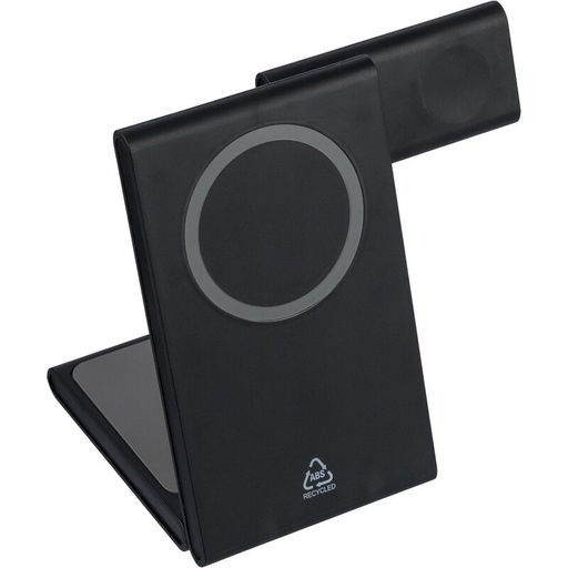 [VB139-03] Magnetyczna ladowarka bezprzewodowa 3 w 1, 15W VB139-03 - czarny