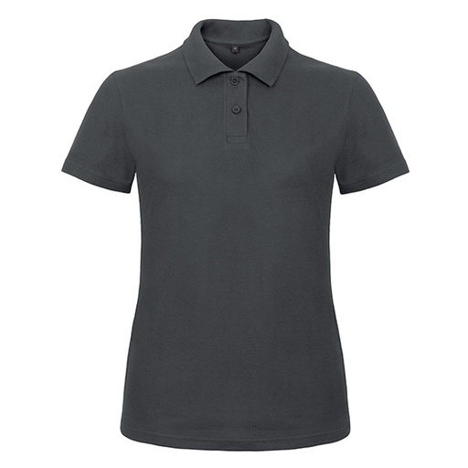 Damska koszulka polo slim BCPWI11 - Anthracite