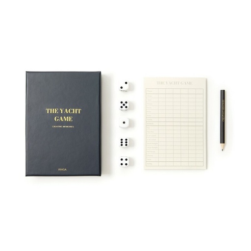 Gra planszowa Yatzy VINGA VG096-04 - niebieski